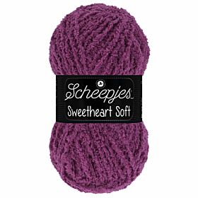 Scheepjes Sweetheart Soft 14 aubergine - Polyester Garen