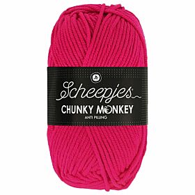 Scheepjes Chunky Monkey - 1435 magenta - Acryl Garen