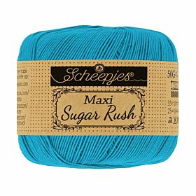 Scheepjes Maxi Sugar Rush 146 vivid blue / turquoise - Katoen Garen
