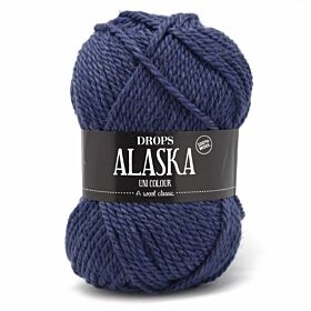 Drops Alaska 15 kobaltblauw / koningsblauw (Uni Colour) - Wol Garen