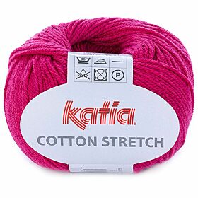 Katia Cotton Stretch 15 fuchsia - Katoen Stretchgaren
