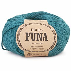 DROPS Puna Uni Colour - 15 noordzee - Wol Garen