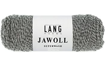 Lang Yarns Jawoll Superwash - 152 grijs-zwart mouliné - Sokkenwol Garen 1