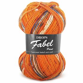 DROPS Fabel Print - 153 texmex - Wol Garen