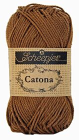 Scheepjes Catona 50 gram - 157 root beer / bruin - Katoen Garen
