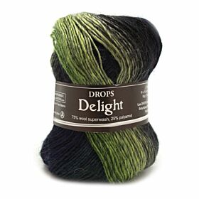 DROPS Delight Print - 16 groen/blauw - Wol Garen