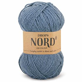 DROPS Nord Uni Colour - 16 denimblauw - Alpaca Wol Garen