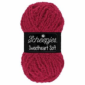 Scheepjes Sweetheart Soft 16 donkerrood - Polyester Garen