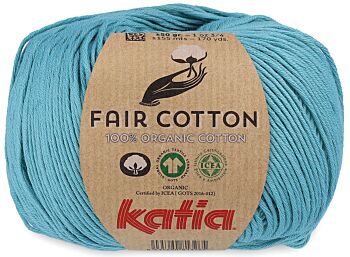 Katia Fair Cotton - 16 turquoise - Biologisch Katoengaren