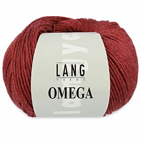 Lang Yarns Omega 162 bordeaux / wijnrood - Acryl Garen