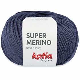Katia Super Merino - 17 donker jeansblauw - Wol/Acryl Garen