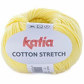 Katia Cotton Stretch 17 lichtgeel - Katoen Stretchgaren