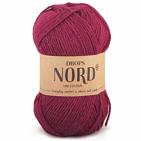 DROPS Nord Uni Colour - 17 pruim - Alpaca Wol Garen