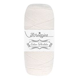 Scheepjes Cotton Whirlette - 804 Cream - Biologisch Katoen Garen 1