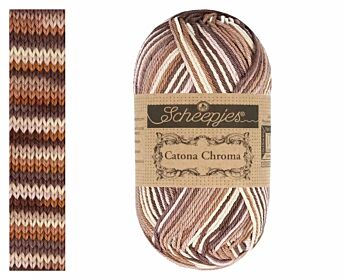 Scheepjes Catona Chroma - 011 Woodland - Meerkleurig Katoengaren 1