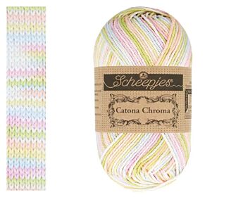 Scheepjes Catona Chroma - 013 Meadow - Meerkleurig Katoengaren 1