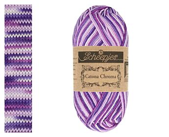 Scheepjes Catona Chroma - 017 Verbena - Meerkleurig Katoengaren 1