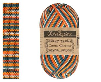 Scheepjes Catona Chroma - 028 Outback - Meerkleurig Katoengaren 1