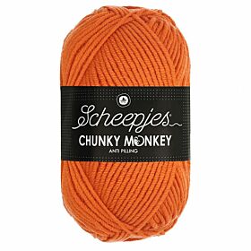Scheepjes Chunky Monkey - 1711 deep orange - Acryl Garen