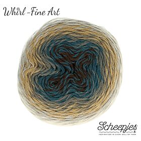 Scheepjes Whirl Fine Art 654 cubism - Superfine Merino Garencake