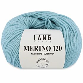 Lang Yarns Merino 120 - 174 donker mint - Merinowol Garen