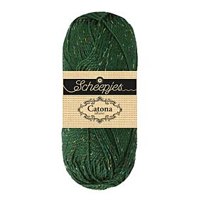 Scheepjes Catona Shine - 525 Fir - Rainbow - Katoengaren met Glitterdraad 1