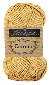 Scheepjes Catona 50 gram - 179 topaz / zand - Katoen Garen