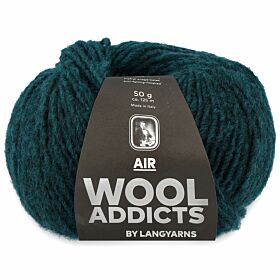 WoolAddicts Air 18 donker petrol - Merinowol Garen
