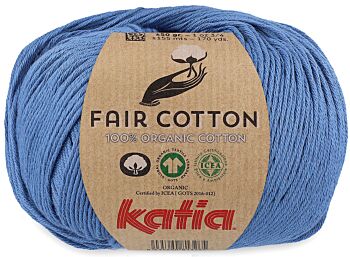 Katia Fair Cotton - 18 jeansblauw - Biologisch Katoengaren