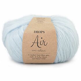 DROPS Air Uni Colour 18 ochtendmist - Wol Garen