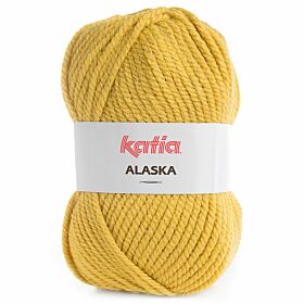 Katia Alaska 18 mosterdgeel - Acryl Garen