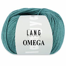 Lang Yarns Omega 188 lichtpetrol - Acryl Garen