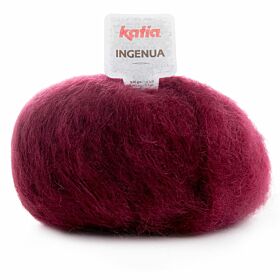 Katia Ingenua 19 bordeauxrood - Mohair Garen
