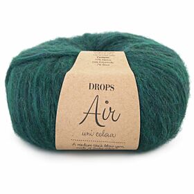 DROPS Air Uni Colour - 19 bosgroen - Wol Garen