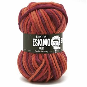 DROPS Snow / Eskimo Print - 19 spice - Wol Garen