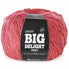 DROPS Big Delight Print 19 koraalrif / koraal - wol garen