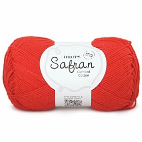 DROPS Safran Uni Colour - 19 rood - Katoen Garen