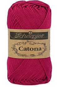Scheepjes Catona 50 gr. - 192 scarlet - Gemerceriseerd Katoen Garen 1