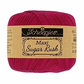 Scheepjes Maxi Sugar Rush 192 scarlet / wijnrood - Katoen Garen