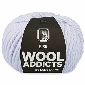 Wooladdicts Fire 20 ijsblauw - Merinowol Garen