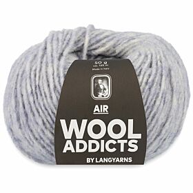 WoolAddicts Air 20 ijsblauw - Merinowol Garen