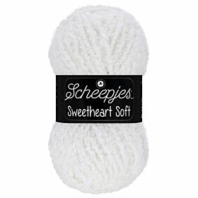 Scheepjes Sweetheart Soft 20 wit - Polyester Garen