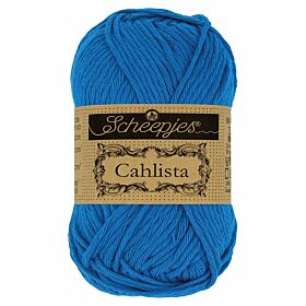 Scheepjes Cahlista - 201 electric blue - Katoen Garen