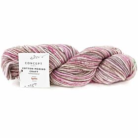 Katia Concept Cotton-Merino Craft 207 pink dream - Garen