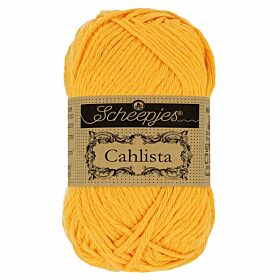 Scheepjes Cahlista - 208 yellow gold - Katoen Garen