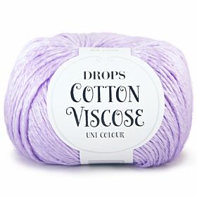 DROPS Cotton Viscose Uni Colour - 21 lichtpaars - Katoen/Viscose Garen