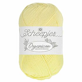 Scheepjes Organicon 210 buttermilk / lichtgeel - Biologisch Katoen Garen