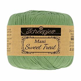 Scheepjes Maxi Sweet Treat - 212 sage green - Gemerceriseerd Katoen