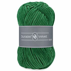 Durable Velvet 2133 dark mint green - Chenille Garen