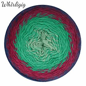 Scheepjes Whirligig 214 sapphire to jade - Luxe Wol Garencake